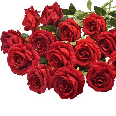 Artificial Silk Rose Flower