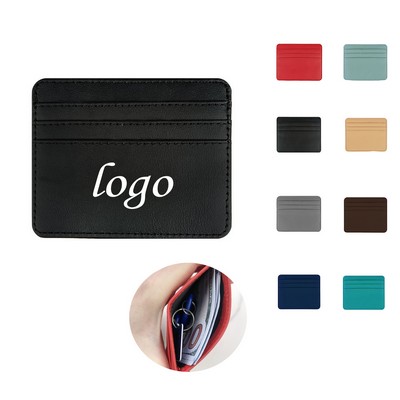 PU 4-Slot Card Holder