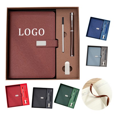 Professional Notebook Pen and Flash Drive Collection
