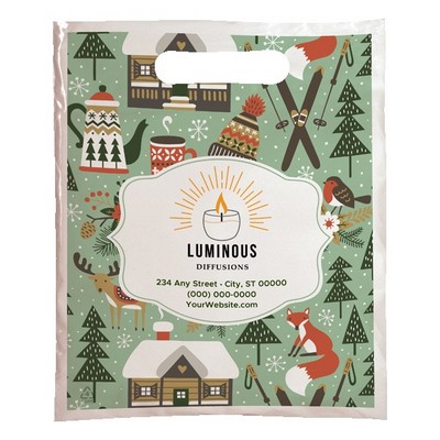 Christmas Scatter Design 4 Plastic Bag (7.5" x 9")