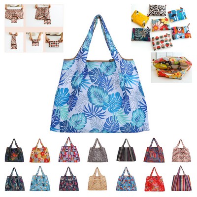 Lightweight Reusable Foldable Grocery Shopping Bags