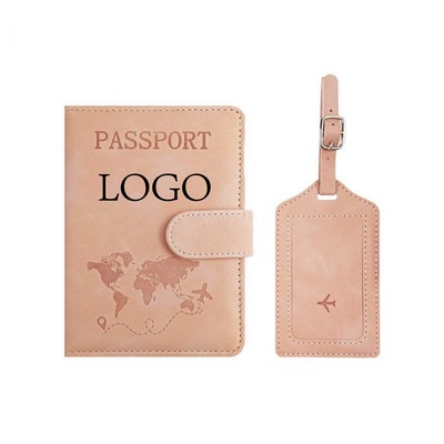 PU Passport Holder Set