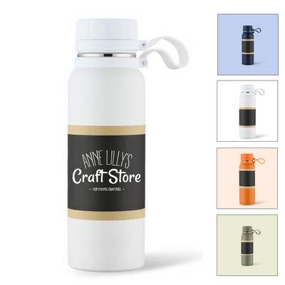 22 Oz Stainless Steel Sports Water Bottle