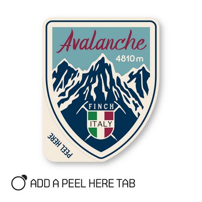 Die Cut Vinyl Stickers - 16.01 to 20 Square Inches