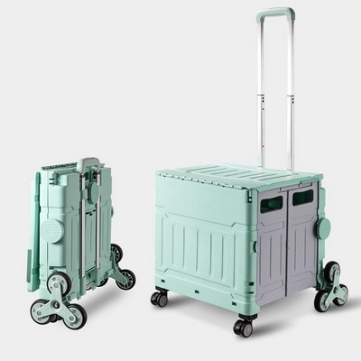 Collapsible Stair-Climbing Utility Cart