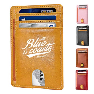 RFID Blocking Leather Wallet