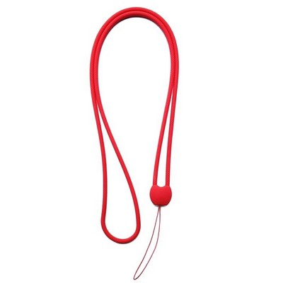 Silicone Wrist Strap Lanyards, Long Soft Neck Lanyard Hand Wristlet String Badge Lanyard for USB Ke