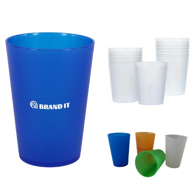 10 oz Plastic Frosted Cup