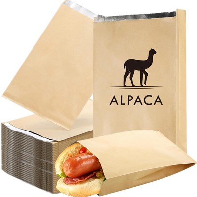 Aluminum Foil Takeout Insulated Paper Bag