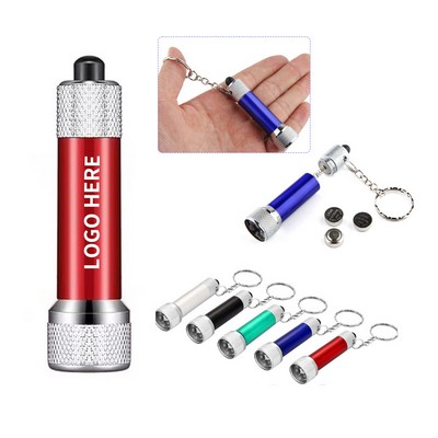 Aluminum 3-LED Keychain Light
