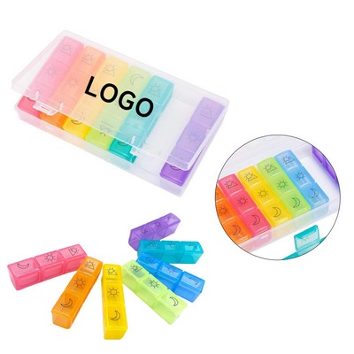 Compartment Weekly Pill Organizer