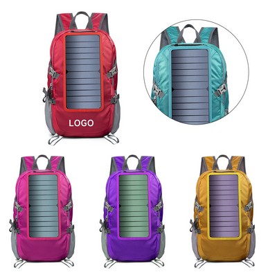 Solar Backpack with Solar Panel