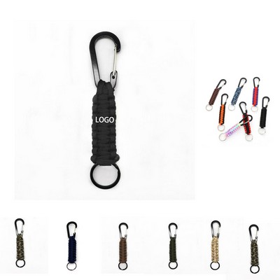 Paracord Keychain Clip Carabiner