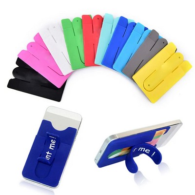 Adhesive Silicone Card Wallet