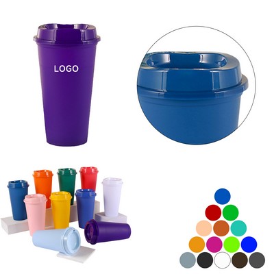 16 Oz Plastic Reusable Color Changing Cups