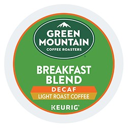 Green Mountain® Breakfast Blend Decaf Keurig® K-Cup Coffee Pods