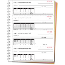 4-Part Imprinted Cash Receipts Book