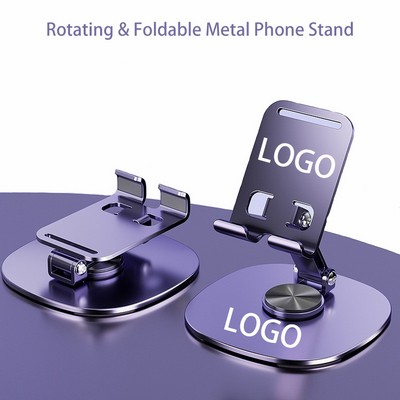 Metal Foldable & Rotatable Desktop Phone Stand