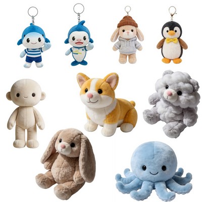 10"-12'' Custom Plush Toy Soft Promotional Stuffed Animal
