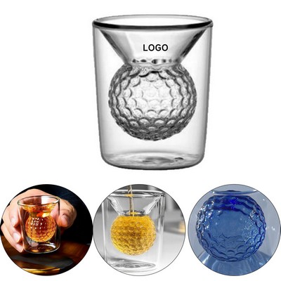 Golf Theme Wine Glass (2oz)