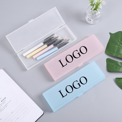 Multi Functional Translucent Frosted Plastic Stationery Storage Box