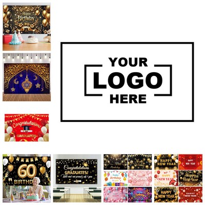 Custom Christmas Backdrop Banner