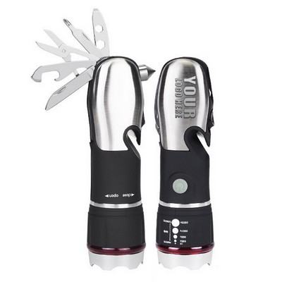 8-IN-1 Multifunction Folding Tools Flashlight