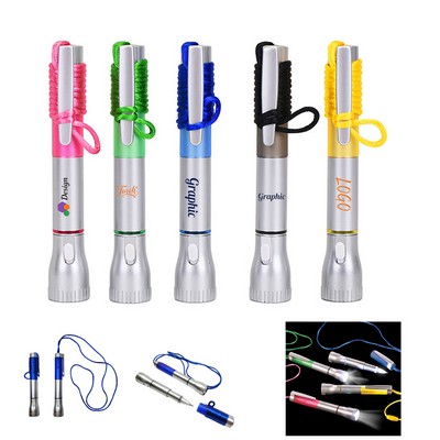 Custom Flashlight With Light-Up Pens