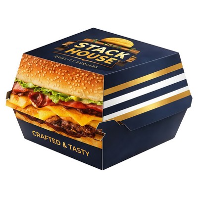 Customized Hamburger Box, Full Color