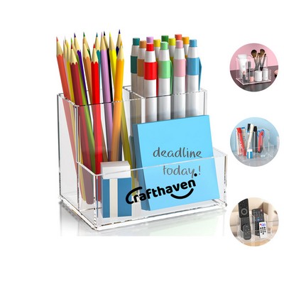 Clear Acrylic Pen Holder