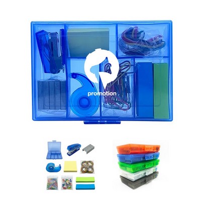 7-Piece Office Stationery Set W/ Organizer Box