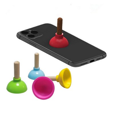 Toilet Plunger Phone Stand