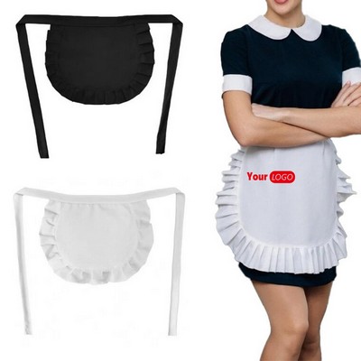 Cute Ruffle Maid Half Apron
