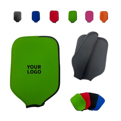 Neoprene Pickleball Paddle Cover with Zipper Closure Shock Absorbent