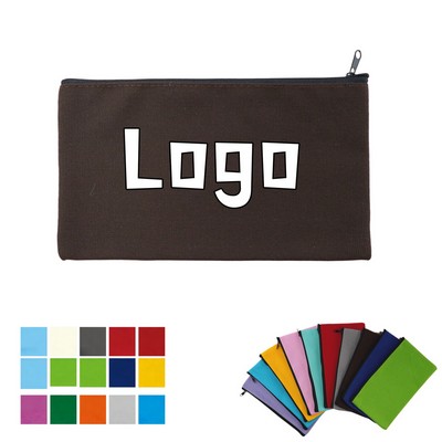 Multi-Purpose Oxford Cloth Zipper File Pouch Document Organizer Bag