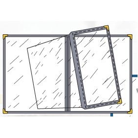Sewn Edge Add A Page Pocket (8 1/2"x14" Insert)