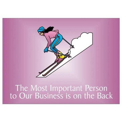 Female Skier Photo Hand Mirror (2"x3")