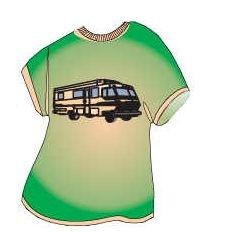 Recreational Vehicle T-Shirt Mighty Mini Magnet