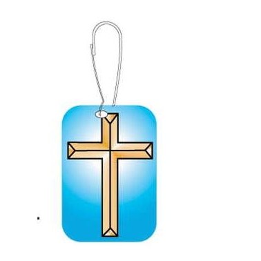 Gold Cross Zipper Pull