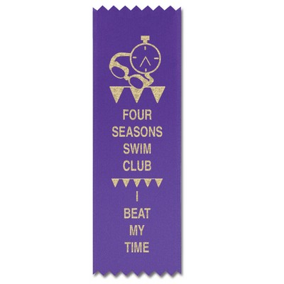 Custom Printed Pinked Top Ribbon (2"x6")