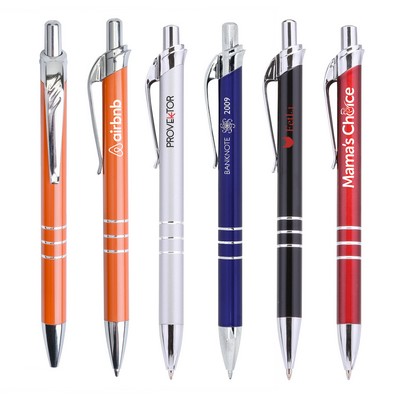 Trinity Metal Click-Action Ballpoint Pen