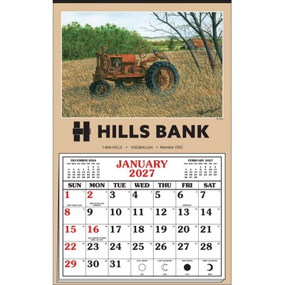 Larry Anderson Wildlife "Field Inspection" Full Apron Hanger Calendar