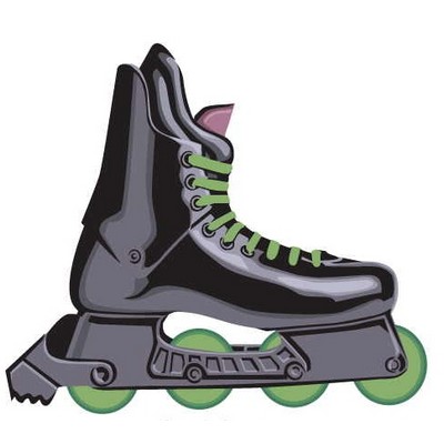 Roller Blade Maxi Magnet (2 Square Inch)