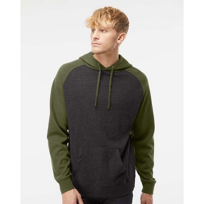Independent Trading Co.® Unisex Raglan Hooded Sweatshirt