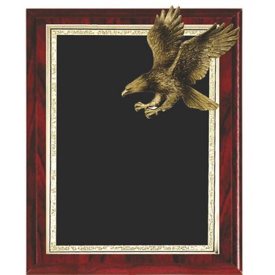 Mahogany Brown Eagle Plaque (8"x 10")