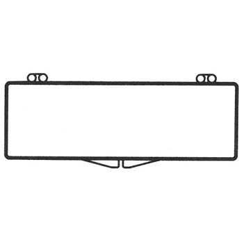 Rigid Clear Hinged Plastic Box (3 3/4"x1 3/16"x1")