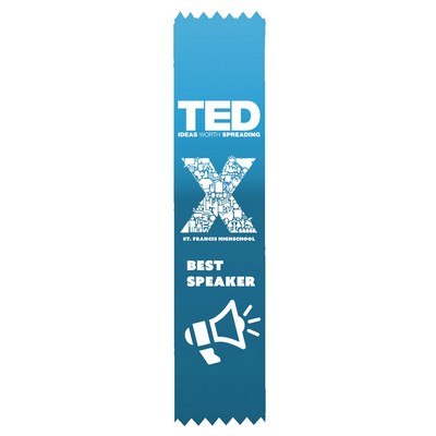 2.5" x 10" Pin Back Display Ribbon