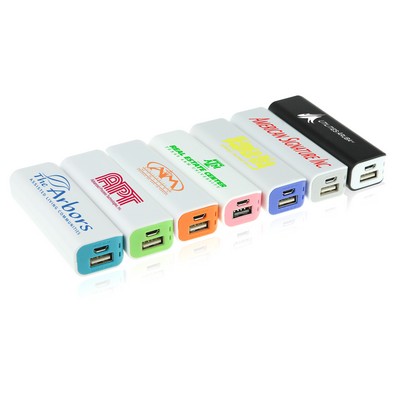 iPosh UL Certified 2200mAh Power Bank - White/Blue