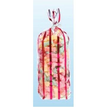 Bandellete Striped Hard Bottom Bag (3 1/4"x2"x12")
