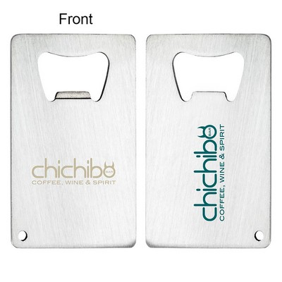 Stainless Credit Card Bottle Opener